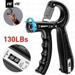 VIC Grip Strength Trainer, Hand Squeezer Adjustable Resistance, Hand Grip Strengthener