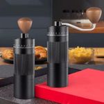 Handheld Coffee Grinder with Stainless Steel Burr – Manual Coffee Grinder