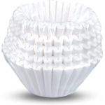 Flushrenic 100 Pack Commercial Coffee Filters,Large Coffee Filters,Premium Quality, All-Natural,Big &amp; Tall Filters Compatible with Coffee Machines