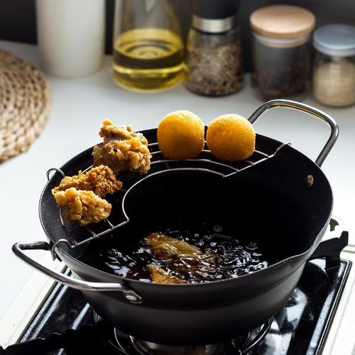 24cm Stainless Steel Multi-functional Deep Fryer