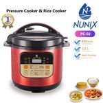 Nunix MultiFunctional Electric Pressure And Rice Cooker