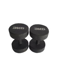 3kg dumbbells (rubber coated)