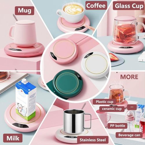 Coffee Mug Warmer, Cup Warmer Coaster With Off For Desk USB Electric Beverage Tea Water Milk Warmer For Coffee Milk, Tea And Hot Chocolate