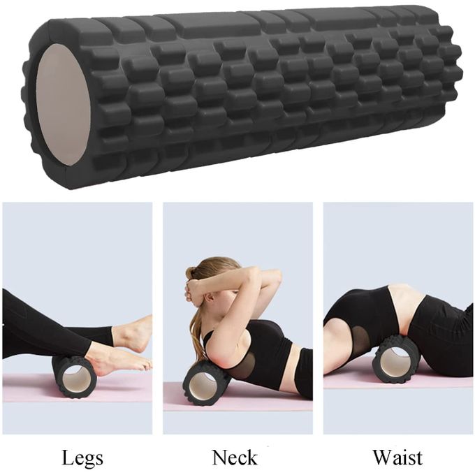 EVA Grid Foam Massage Roller Yoga Pilates Fitness Physiotherapy Rehabilitation