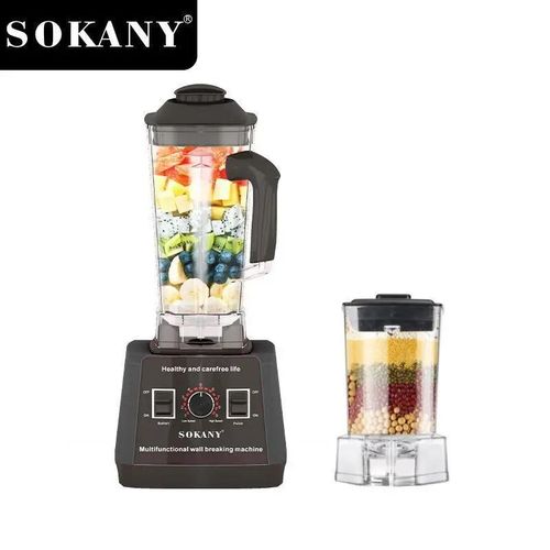 Sokany 2-in-1 Heavy Duty Commercial Pro Blender + Grinder Jar  with 5000W Power