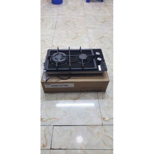 Haier  glass inbuilt 2 burner with wok burner hob cooker