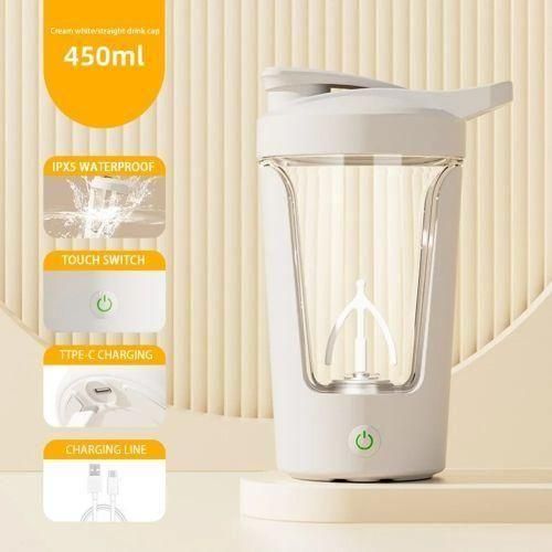450ML Portable Automatic Stirring Cup, Electric Coffee Mug