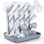 Baby Bottle Drain Rack--Gray