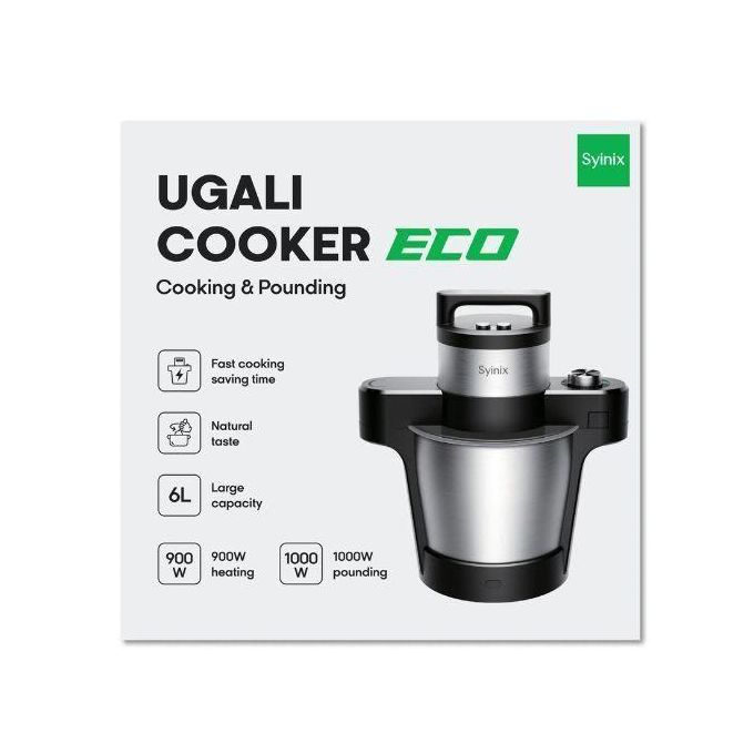 Synix Syinix Automatic Ugali Cooker Swallow Maker Pounding Machine Rice Cooker Cooking Appliance