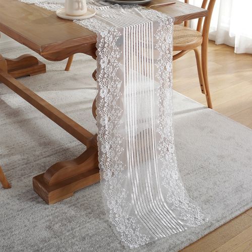 Romantic Lace Table Runner, Size: 160cm
