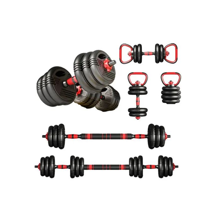 Classic Dumbbell Barbell Kettlebell Adjustable Weight Set - 40kg