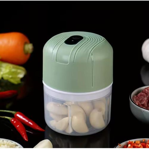 Rechargeable Electric Garlic Masher Garlic Grinder Masher 250ML Onion Chop Vanilla Vegetable Chili Grinder Portable Kitchen Blender