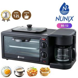 Nunix 3 in 1 Breakfast Maker with Oven and Coffee Maker