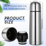 500ml stainless steel vacuum flask with button cover