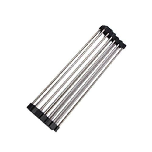 Large Size Roll-Up Foldable Dish Drying Rack / Dish Drainer -18 Tubes
