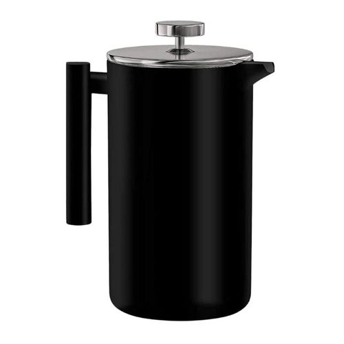 Double Wall Stainless Steel Coffee French Press Maker - Black