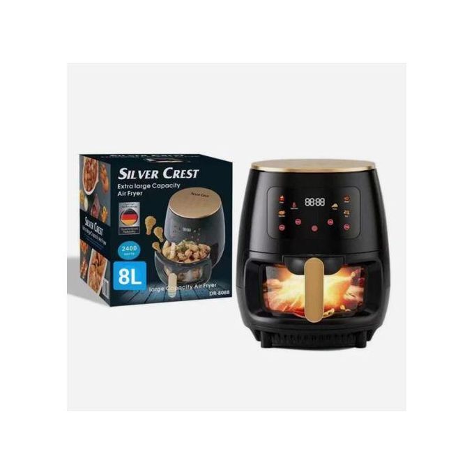 SILVER CREST Glass Oven 8ltrs  Air fryer