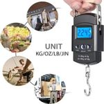 50kg/10g Digital Scales Weighing Kitchen Scale Pocket Scale Hook Hanging Scale