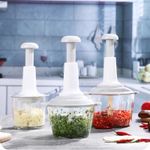 Manual Vegetable Mincers Press Type Household Garlic Meat Cutter Grinders Whisk