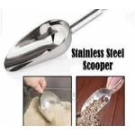 12 inches deep 600 grams  extra heavy  stainless steel scoup with ring handle for hanging after use