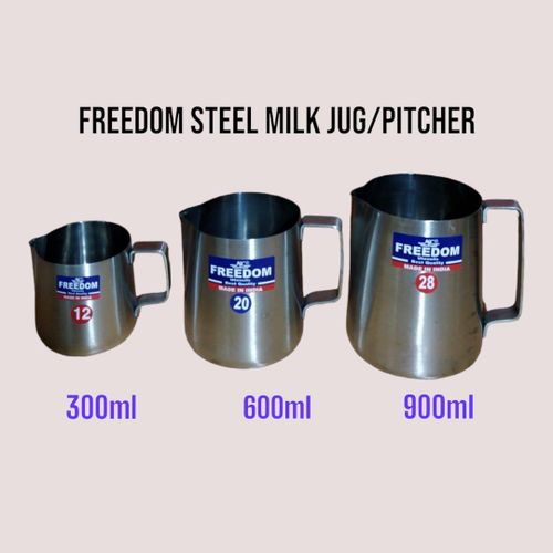 3pcs Freedom Stainless Steel Milk Jug/Pitcher 300ml * 600ml *900ml