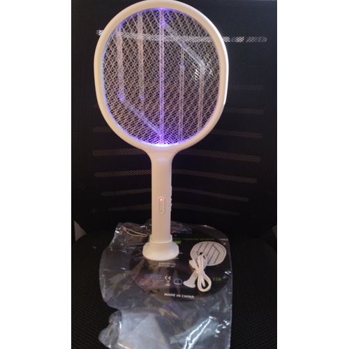 Caston Electronic Mosquito Racket/ Swatter Killer  With Stand And USB Charger