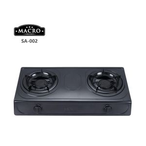 Macro Gas Cooker 2 Burner Stainless Steel SA-002