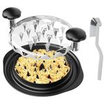 Large Chicken Breast Shredder Tool - Twist with Brush, Strong Anti-Slip Grip, BPA Free for Beef, Pork &amp; Chicken (Easy Pulling!)