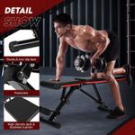 Multipurpose Gym Bench For Home Or Gym Workouts/ Full Body Exercises