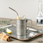 304 stainless steel mug, outdoor camping b-eer mug with wooden lid