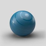 Decathlon Size 1 / 55 Cm Durable Swiss Ball - Blue