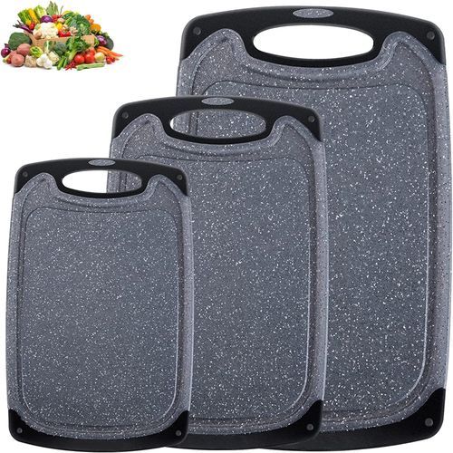 3pcs Kitchen Double Sided Cutting Board
