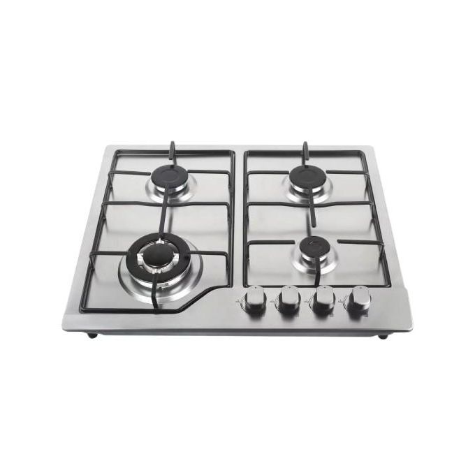 Bolesi Inbuilt / Table Top Gas Cooker – 4 Burners + 1 Wok Burner, Durable &amp; Easy-Use silver