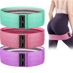 3 Pack Resistance Exercise Band//Yoga Pilates Fitness Sports