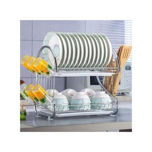 2-layer Stainless Steel Dish Drainer