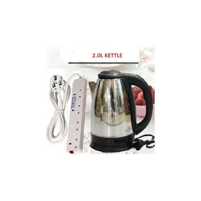 Cordless Electric Kettle - 2L + Way Extension Cable