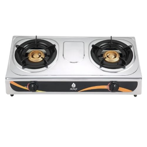 Nunix Table Top Gas Cooker Stainless Steel