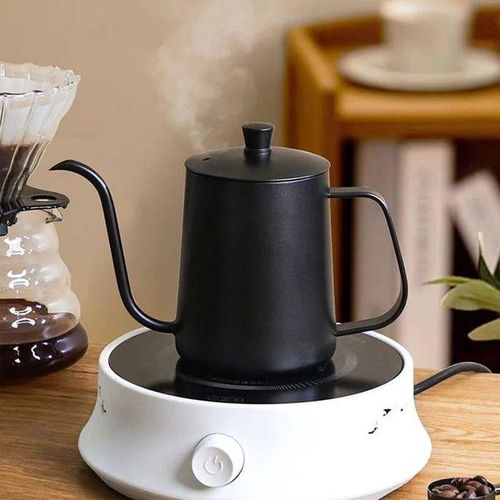 Long Narrow Spout Goose Neck Kettle Hand Drip Kettle Pour Over Coffee Tea Pot Kitchen Accessory 600ml
