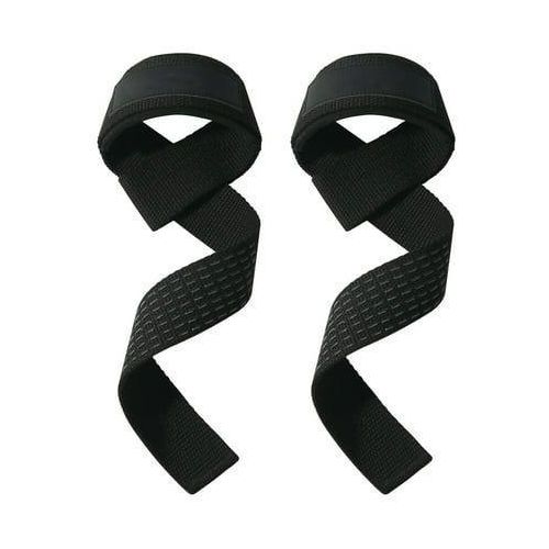 2PCS Gym Fitness Weight Lifting Grip Straps Dumbbell Hand Grips Training Wrist Support Bands Comfortable Cushioned Wrist Padding and Anti-slip Silicon grip Straps for Body Building Weightlifting Straps - Premium Quality