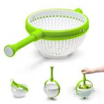 Salad Spin Dryer Kitchen Vegetable Washer Centrifugal Drain Basket