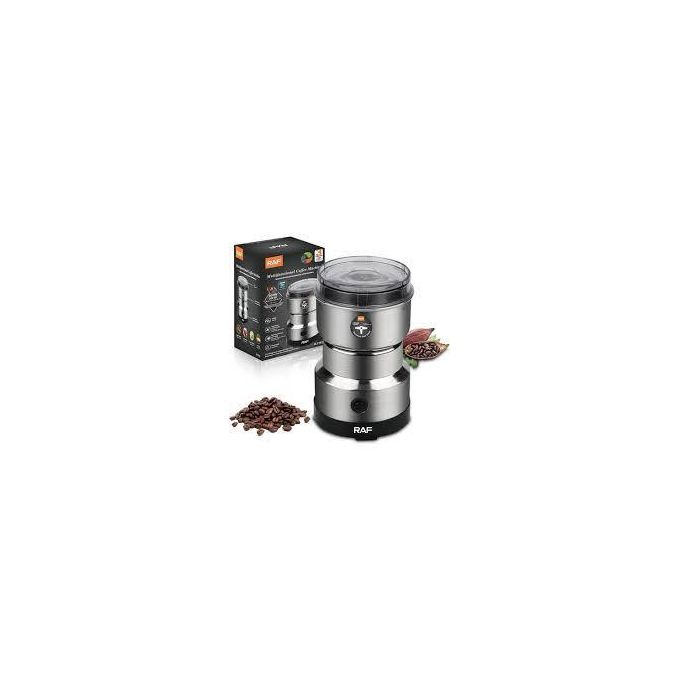 RAF 300WElectric Kitchen Mini Grinder Mixer - 200-300g Electric chopper small Grinders for Spices, Seeds, Herbs, and Coffee Beans, Spice Blender and Espresso Grinders, Dry Grinder Stainless Steel-300W
