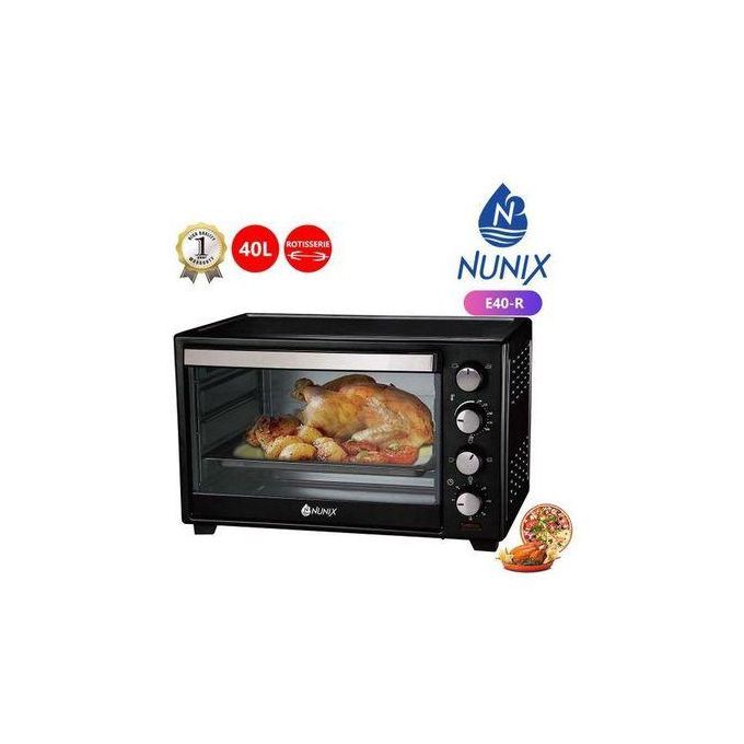 Nunix 40L Electric Rotisserie Oven For Baking And Grilling