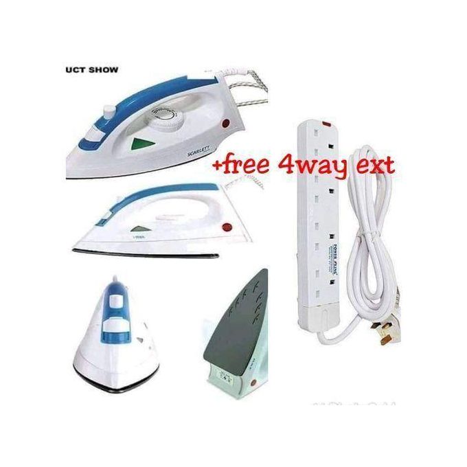 Scarlet Scarlett Electric Steam Iron Box + FREE Gift