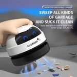 Desktop vacuum cleaner powerful, dust suction cleaning