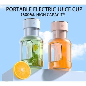 Glass High quality 2 in 1 cordless rechargeable portable blender juicer (with reusable silicon straw)