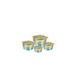 Signature 4 Pcs Pearl Platina Hotpots  (700/1000/1500/2500ml)