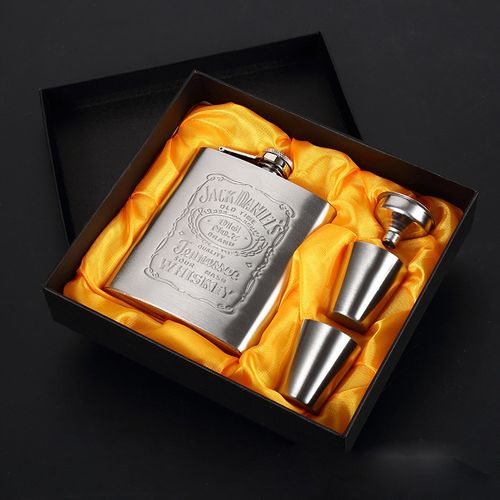 Stainless Steel Hip Flask Set