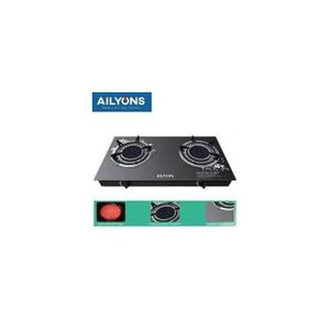 AILYONS  High QUALITY infrared Countertop Glass Two Burner Cooker-Auto Ignition