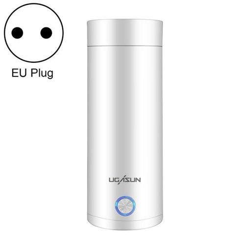 UGASUN Portable Electric Heated Cup, Color: EU Plug (Withe)