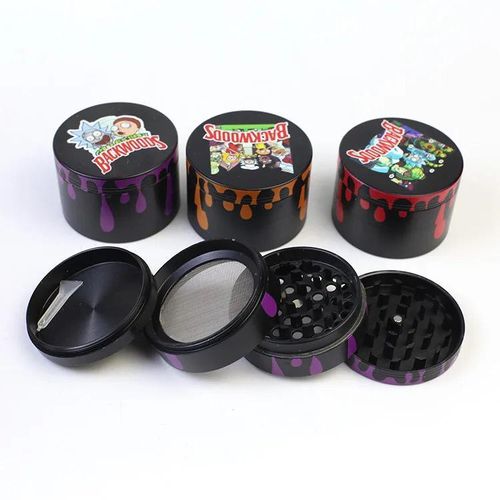 Metal Rick &amp; Morty Herb Grinders 55 Mm